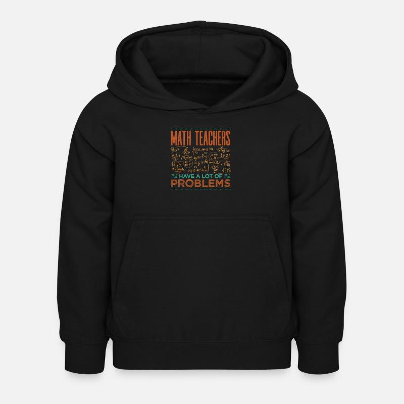 Professeur de mathématiques - Sweat à capuche Enfant - noir