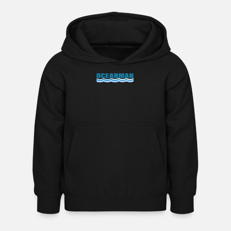 OCEANMAN - Sweat à capuche Enfant - noir