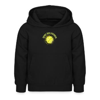 Sport der Legenden - Kinder Hoodie - Schwarz - Vorne - AI Model Kid Female (0cm)