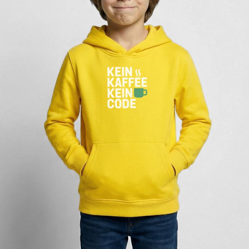 No Coffee No Code Programmeur Informaticien Sweat à capuche Enfant