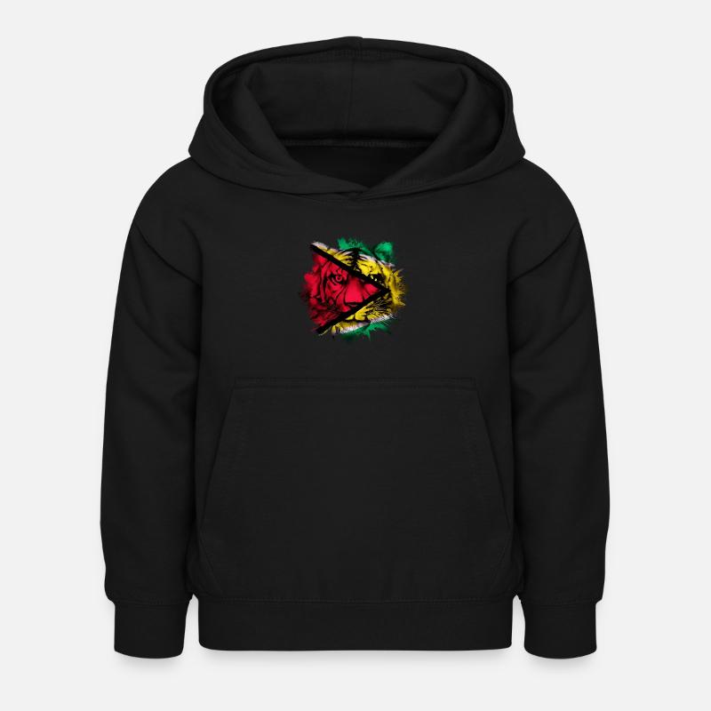 Guyana - Sweat à capuche Enfant - noir