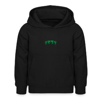 Dragon - Tangram - Kids Hoodie - black - Front - AI Model Kid Female (0cm)