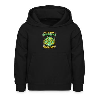 Biologie Biologiste Molécules Biologiste moléculaire - Sweat à capuche Enfant - noir - Devant - AI Model Kid Female (0cm)