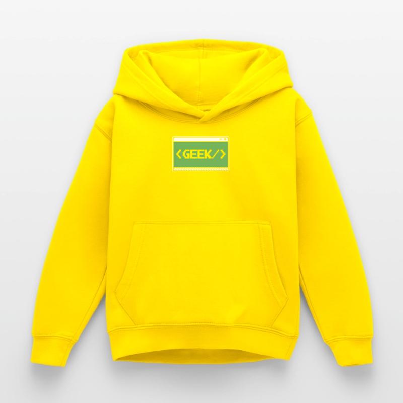 Developer Coder Programmer Geek Kids Hoodie