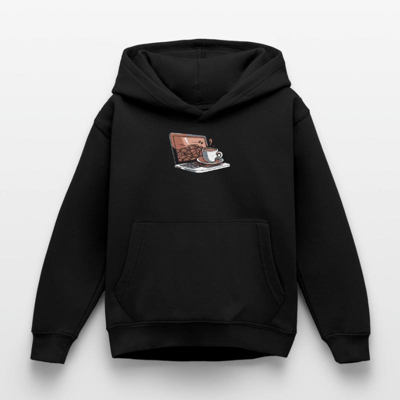Entwickler Coder Programmierer Kaffee Kinder Hoodie