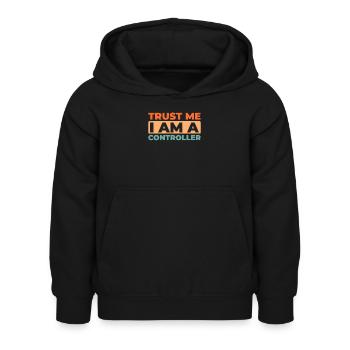 Contrôleur - Sweat à capuche Enfant - noir - Devant - AI Model Kid Female (0cm)