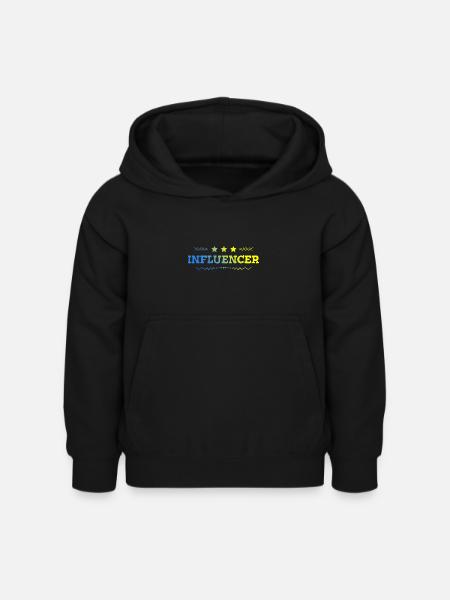 Influencer Beruf - Kinder Hoodie - Schwarz