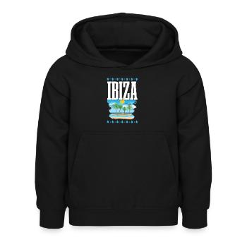 Ibiza - Sweat à capuche Enfant - noir - Devant - AI Model Kid Female (0cm)