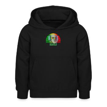 Mali - Sweat à capuche Enfant - noir - Devant - AI Model Kid Female (0cm)