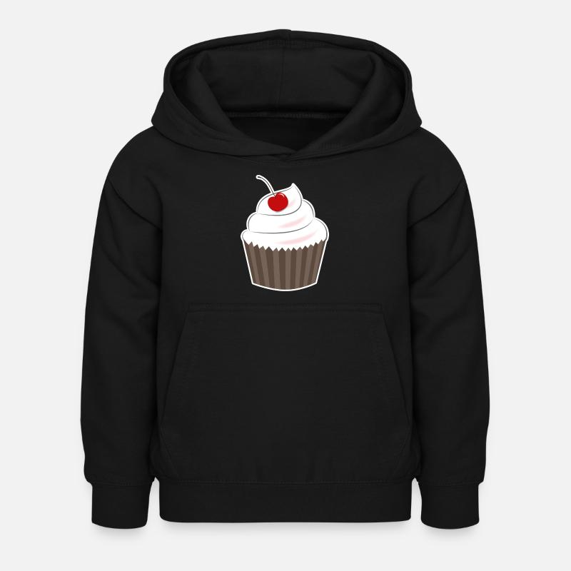 muffin - Sweat à capuche Enfant - noir