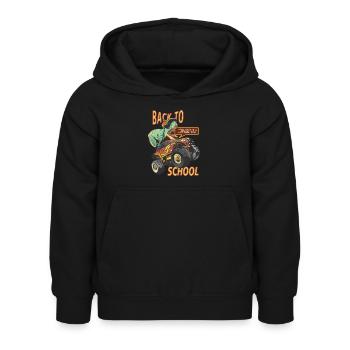 Back to school - Kids Hoodie - black - Front - AI Model Kid Female (0cm)