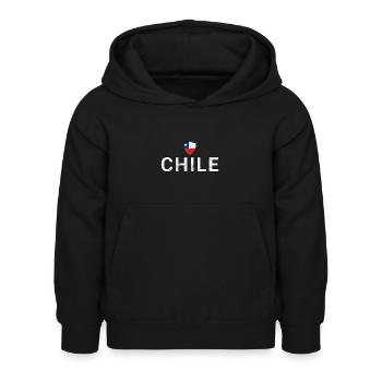 Chili - Sweat à capuche Enfant - noir - Devant - AI Model Kid Female (0cm)