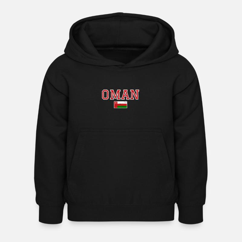 Oman - Sweat à capuche Enfant - noir