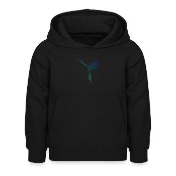 Boxe Femmes Kickboxing Kickboxing Kickboxer - Sweat à capuche Enfant - noir - Devant - AI Model Kid Female (0cm)