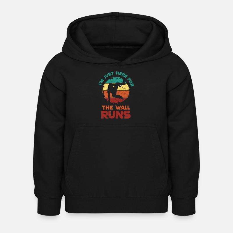 Parkour - Sweat à capuche Enfant - noir
