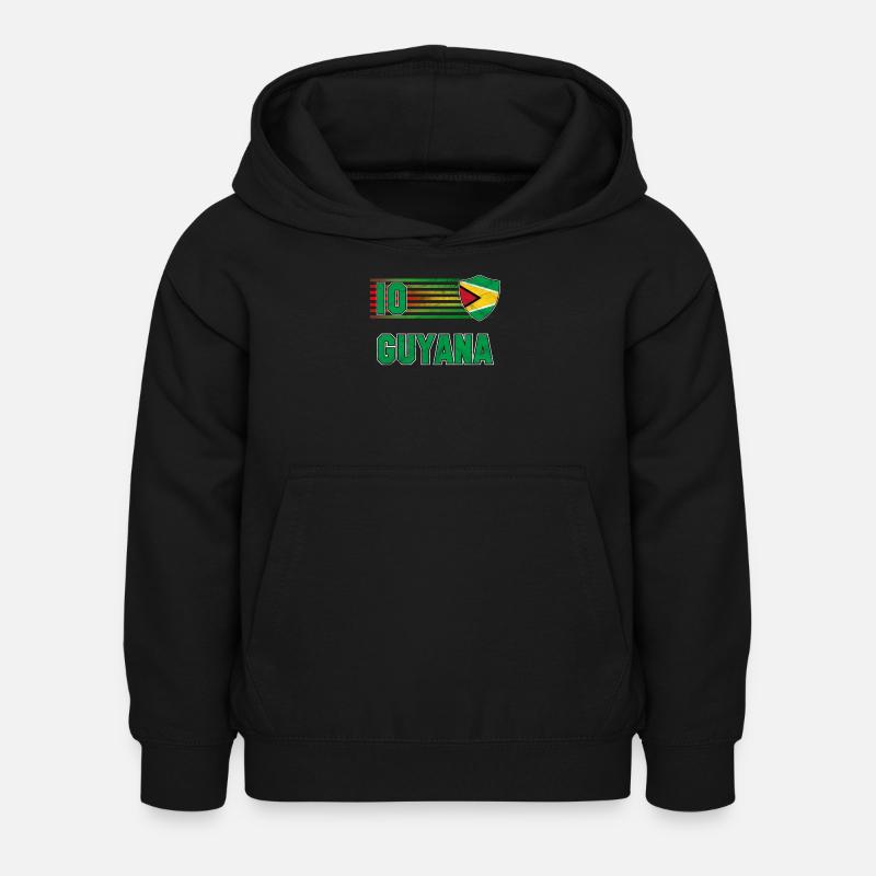 Guyana - Sweat à capuche Enfant - noir