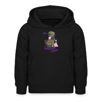 Peppa Pig Dinosaurs Lover - Kids Hoodie - black - Front - AI Model Kid Female (0cm)