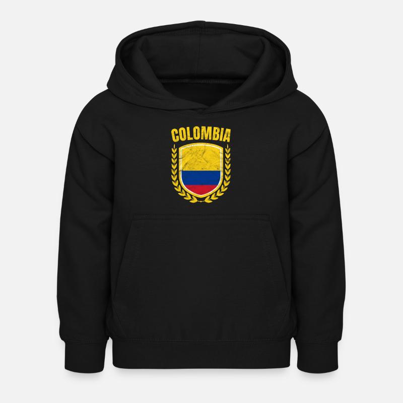 Colombie - Sweat à capuche Enfant - noir