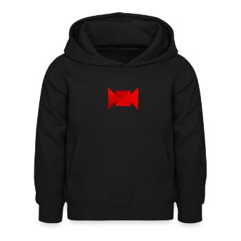 Bonbon - Tangram - Kinder Hoodie - Schwarz - Vorne - AI Model Kid Female (0cm)