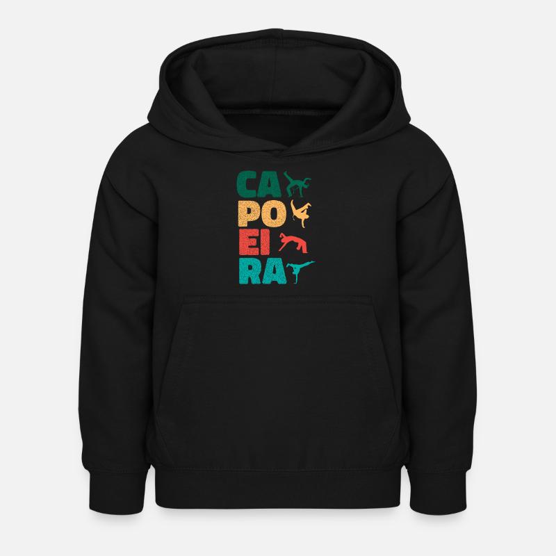 Capoeira brésilienne - Sweat à capuche Enfant - noir