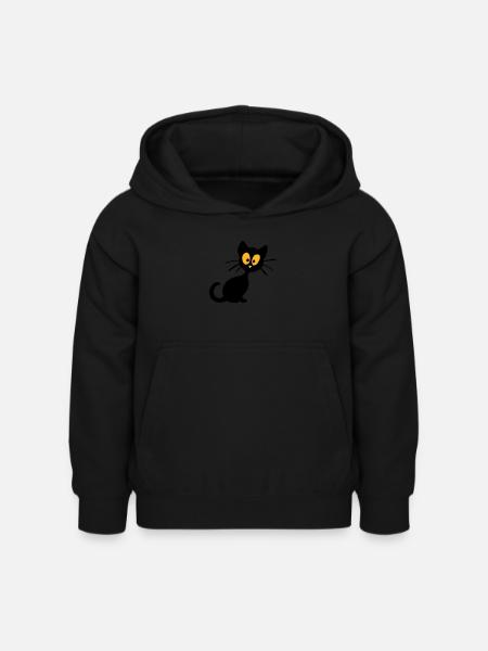 Kätzchen - Kinder Hoodie - Schwarz
