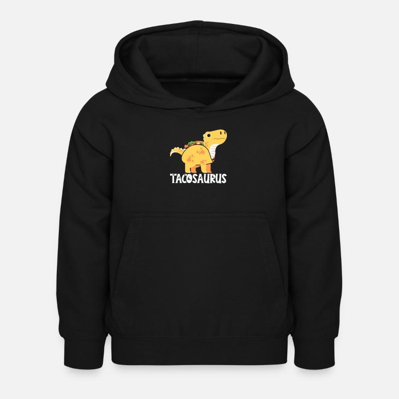 Tacosaurus - Kinder Hoodie - Schwarz