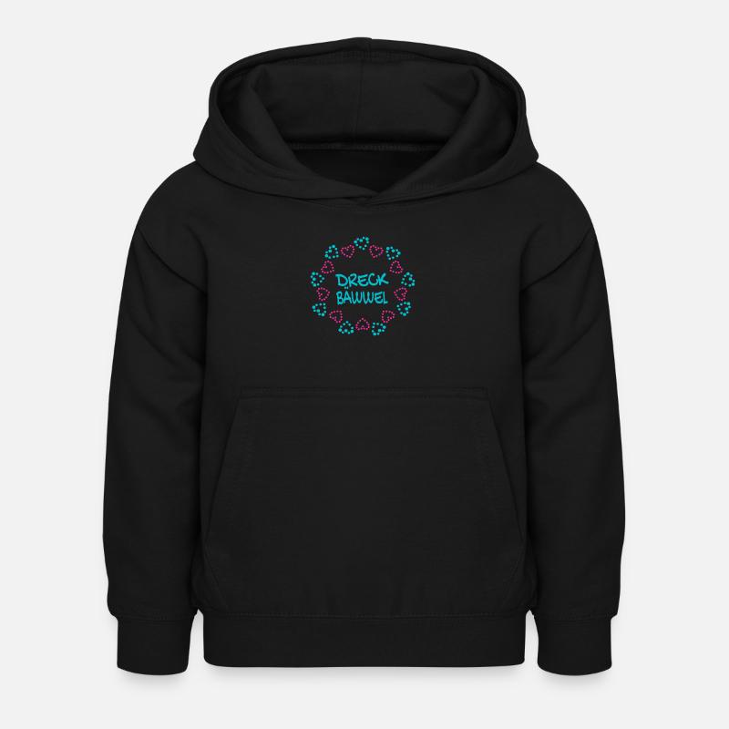 Dreckbäwwel - Kinder Hoodie - Schwarz