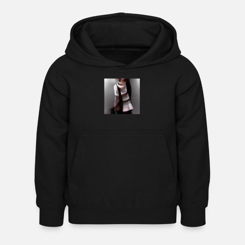 Anime - Sweat à capuche Enfant - noir