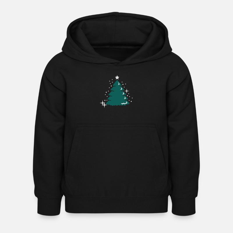 Noël - Noël - Noël - Arbre de Noël - 2C - Sweat à capuche Enfant - noir