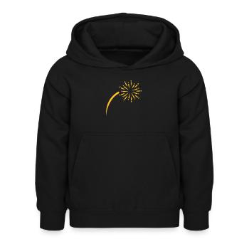 Feuerwerk - Kinder Hoodie - Schwarz - Vorne - AI Model Kid Female (0cm)