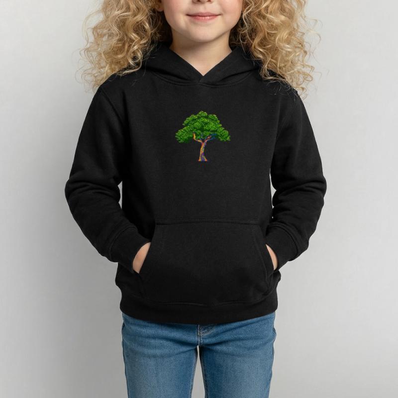 Rainbow Tree Regenbogen-Eukalyptusbaum Geschenk Kinder Hoodie