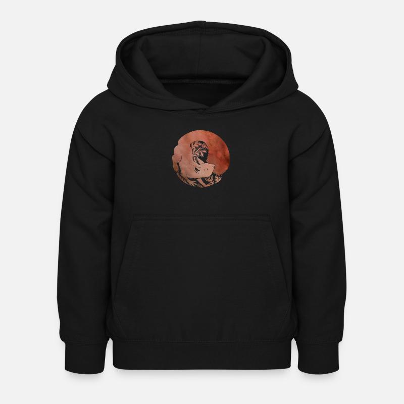 Wiewiórka - Eichhörnchen - Kinder Hoodie - Schwarz