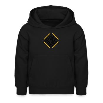 Exercice Extra Fries Citation - Sweat à capuche Enfant - noir - Devant - AI Model Kid Female (0cm)