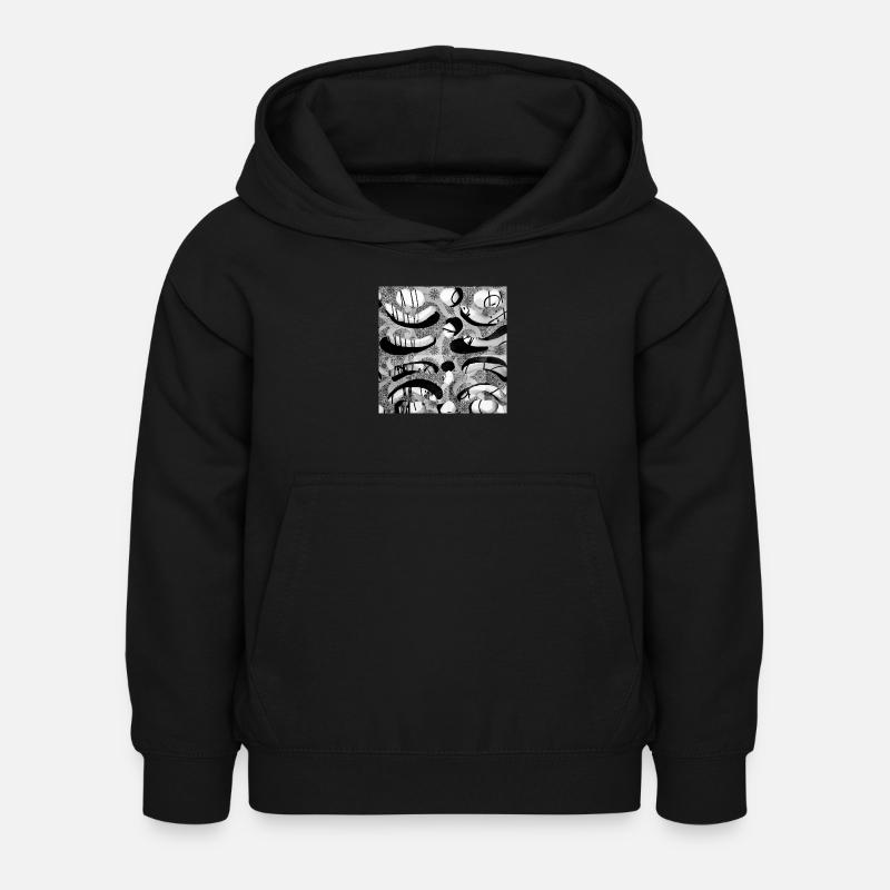 Modèle - Sweat à capuche Enfant - noir