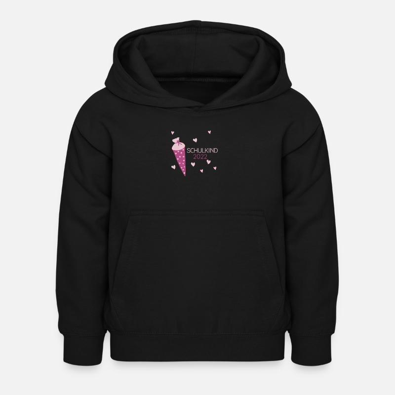 Kinder Schulkind Einschulung 2022 Schulanfang - Kinder Hoodie - Schwarz