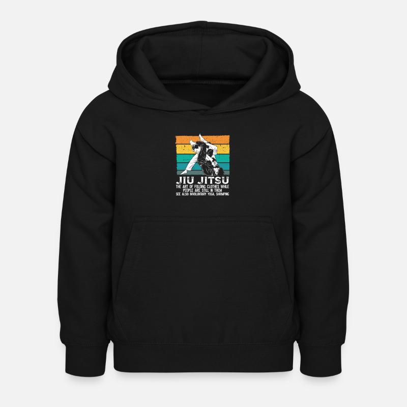 Grappling Brazilian JiuJitsu BJJ Regali - Felpa con cappuccio per bambini - nero
