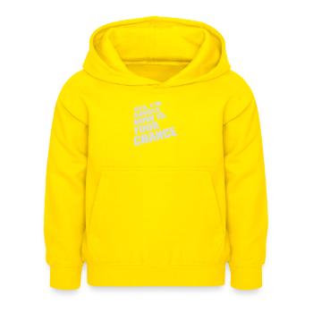célibataire maintenant votre chance - Sweat à capuche Enfant - jaune - Devant - AI Model Kid Female (0cm)