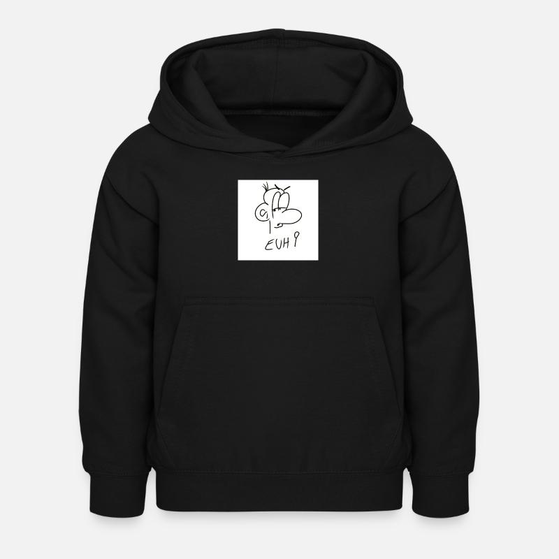Euh - Sweat à capuche Enfant - noir