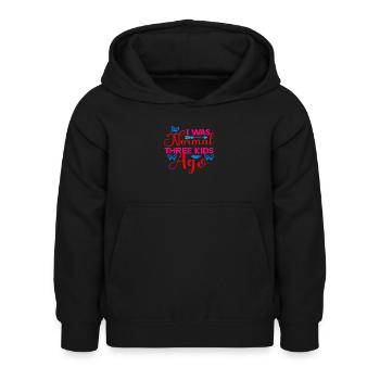 mummy - Kids Hoodie - black - Front - AI Model Kid Female (0cm)