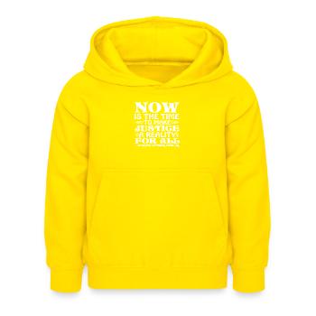 MARTIN LUTHER KING - Sweat à capuche Enfant - jaune - Devant - AI Model Kid Female (0cm)
