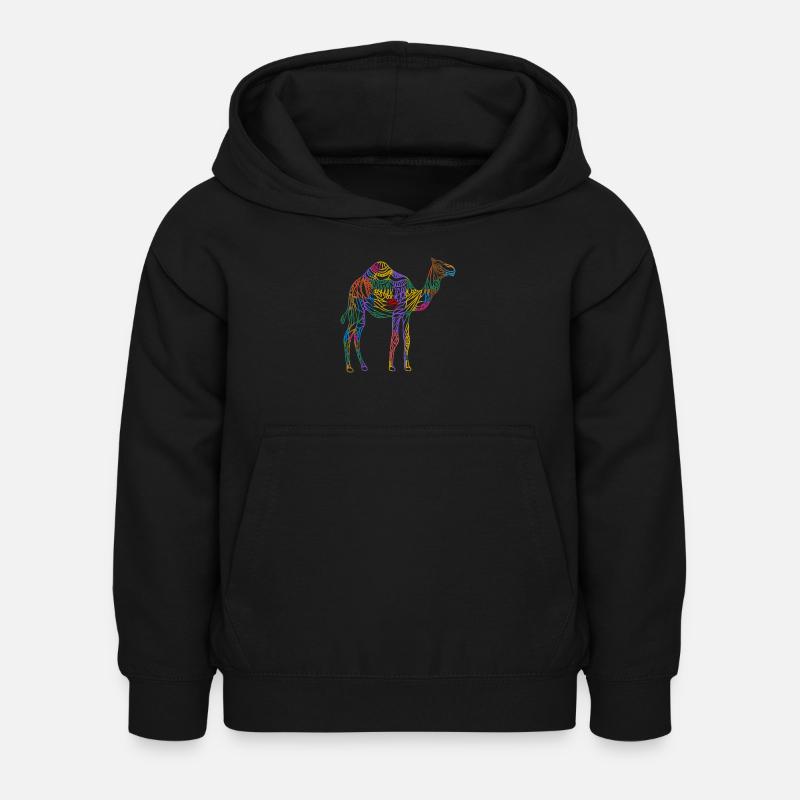 Chameau - Sweat à capuche Enfant - noir