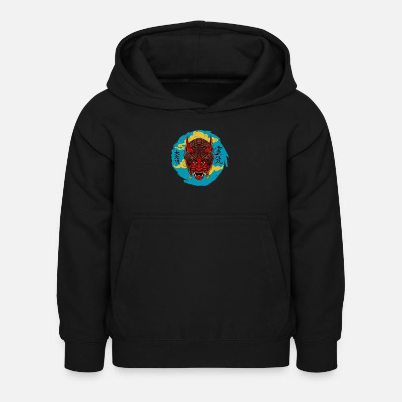 The Devil At Night - Kids Hoodie - black