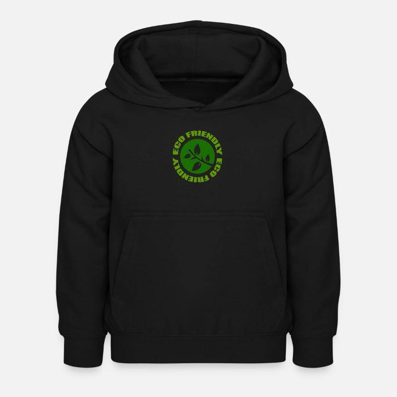 Nature - Sweat à capuche Enfant - noir