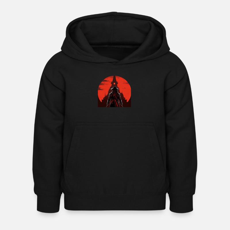 Tour sombre - Sweat à capuche Enfant - noir