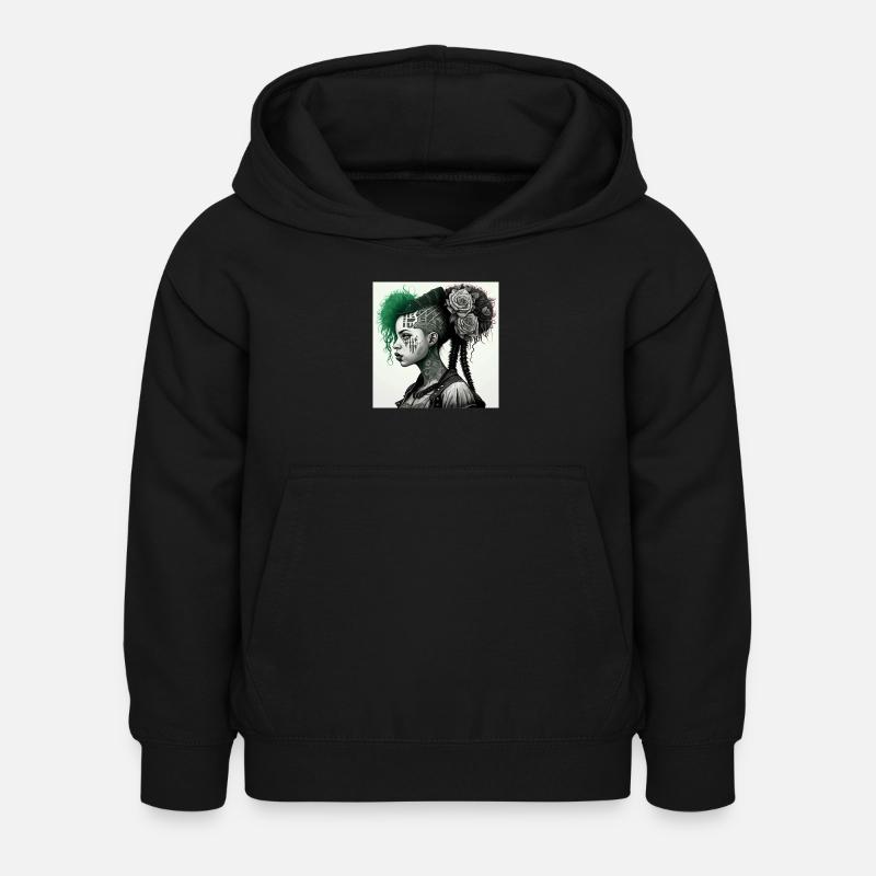 Cyberg punk AAF3BCC7 99AE 4B7D A04F 1BC4C9CC7940 - Kids Hoodie - black