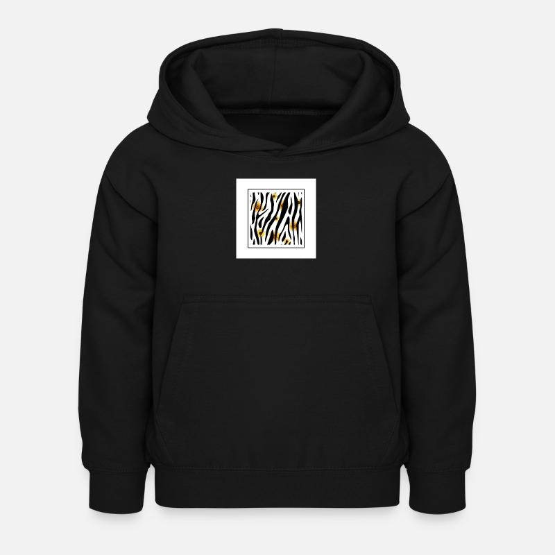 ZEBRA - Sweat à capuche Enfant - noir