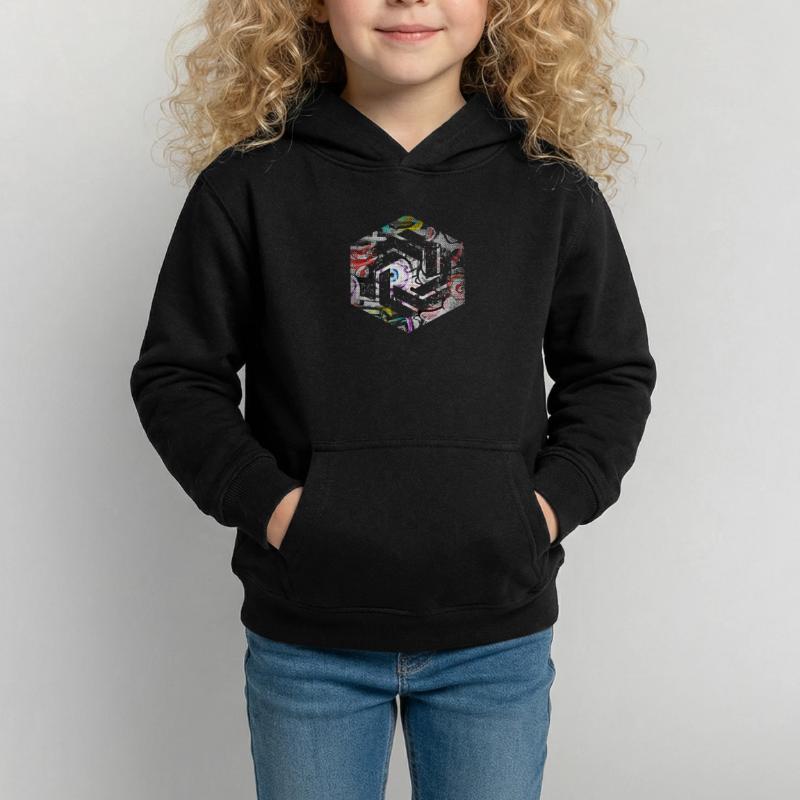 Hexagon-Programmierung Programmierer Codierung geometrisch Kinder Hoodie