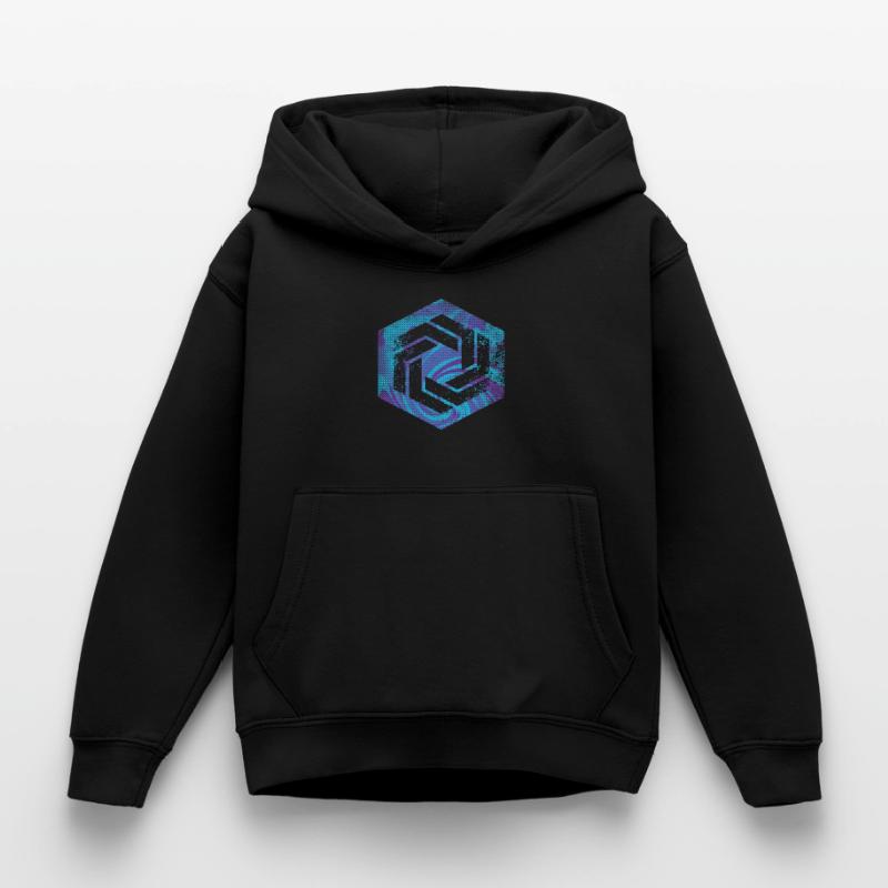 Hexagon-Programmierung Programmierer Codierung geometrisch Kinder Hoodie