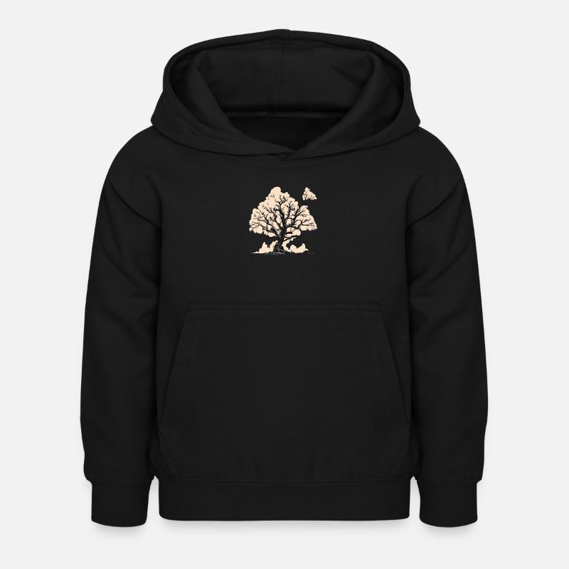Your tree - Kids Hoodie - black