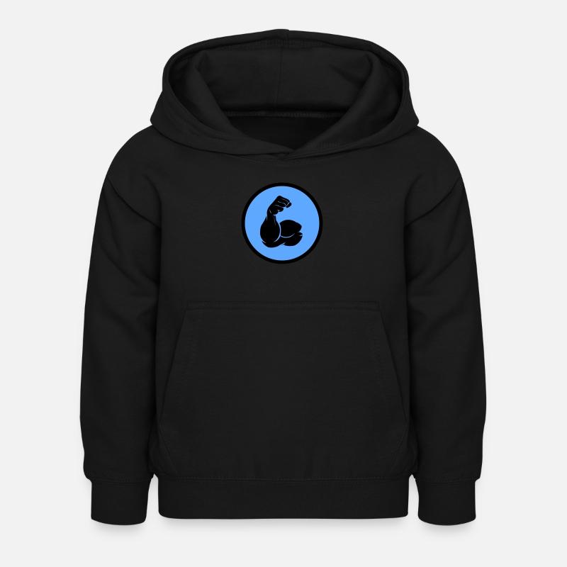 bizeps - Kinder Hoodie - Schwarz